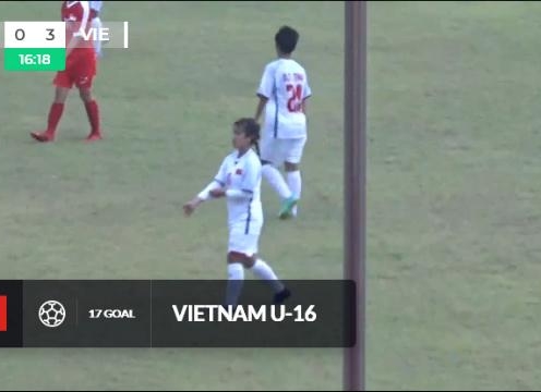 Highlights: U16 Nữ Việt Nam 4-0 U16 Nữ Singapore