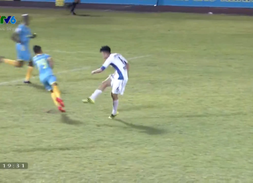 VIDEO: Bàn thắng đẳng cấp của Xuân Trường vs Khánh Hòa