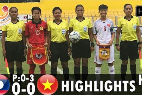 Highlights: U16 Nữ Việt Nam 0-0 U16 Nữ Lào (Pen 3-0)