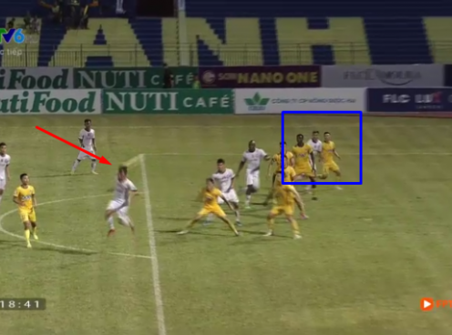 VIDEO: Pha bóng khiến Đà Nẵng nổi giận kiện trọng tài vòng 13 V-League