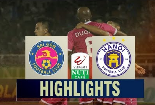 VIDEO: Thua đậm Sài Gòn,Hà Nội đứt mạch bất bại ở V-League 2018