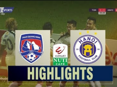 Highlights: Quảng Ninh 1-2 Hà Nội (Vòng 17 V-League 2018)