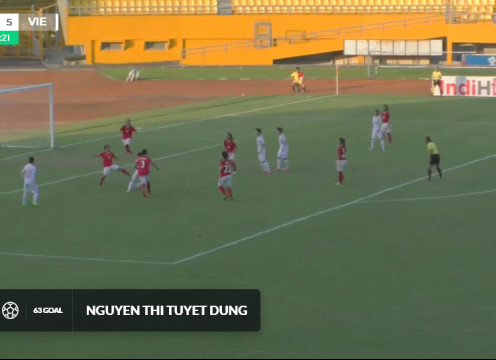 Highlights: Nữ Việt Nam 6-0 Nữ Indonesia