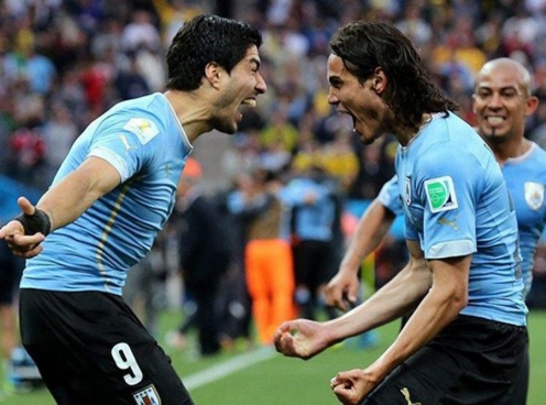 Đội hình mạnh nhất của Uruguay dự Copa: Song sát Suarez - Cavani