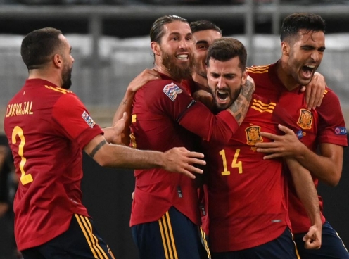 BXH Nations League 2020/2021: Tây Ban Nha đánh chiếm ngôi đầu