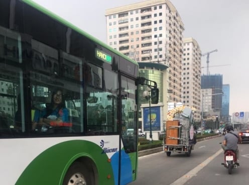 Hà Nội: Đã lắp camera để phạt nguội xe đi vào làn buýt nhanh BRT