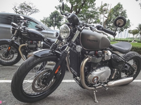 'Soi' môtô Triumph nửa tỷ đồng của Cường Đô La