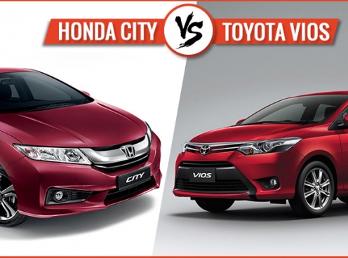 So sánh chi tiết Honda City 2017 và Toyota Vios tại Việt Nam