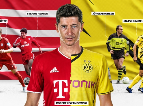 Bayern Munich-Borussia Dortmund: Những ngôi sao vượt qua ranh giới thù hận 