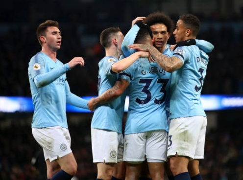 Bảng xếp hạng Ngoại hạng Anh vòng 33: Man City lên ngôi đầu