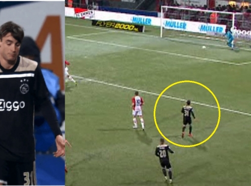 VIDEO: Tình huống phản lưới nhà khó tin của hậu vệ Ajax