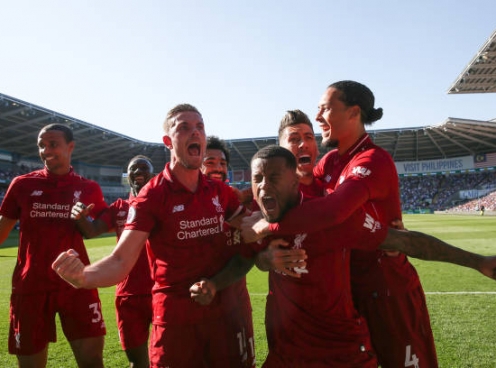 Bảng xếp hạng Ngoại hạng Anh vòng 35: Liverpool lên ngôi đầu