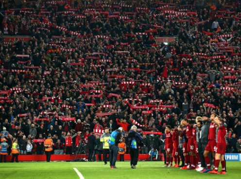 VIDEO: Liverpool ăn mừng chiến thắng ngoạn mục trước Barca