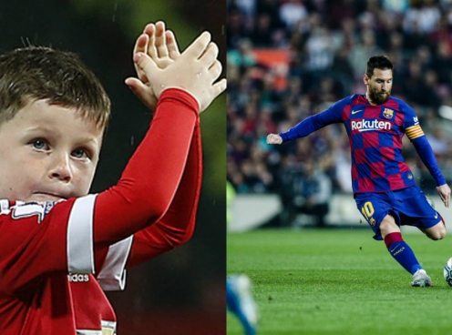 VIDEO: Con trai Rooney lập siêu phẩm sút phạt như Messi, ăn mừng siêu độc đáo