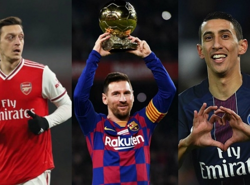 Top 5 cầu thủ kiến tạo nhiều nhất thập kỷ: Messi số 1