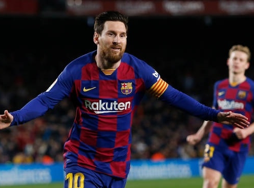Messi nổ súng giúp Barca tạm vươn lên dẫn đầu La Liga