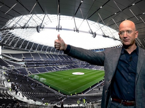 Tỷ phú giàu nhất thế giới mua lại tên sân nhà của Tottenham