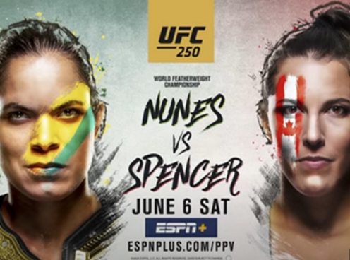 Lịch thi đấu UFC 250: Nữ vương đại chiến