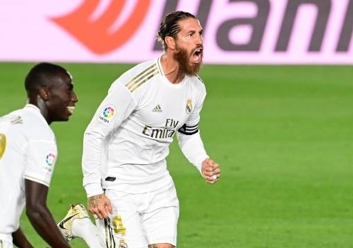 Ramos lập siêu phẩm giúp Real Madrid đòi lại ngôi đầu La Liga