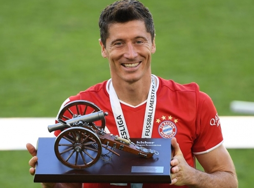 Lewandowski giành danh hiệu Vua phá lưới Bundesliga 2019/20