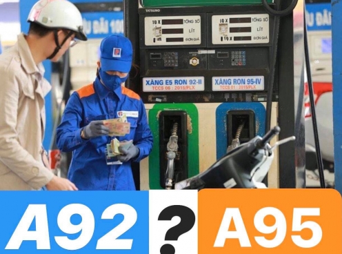 Đi xe máy nên đổ xăng 92 hay 95?