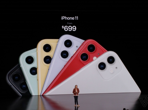 iPhone 11 Chính thức ra mắt, giá từ 699 USD, CPU nhanh hơn, Camera kép