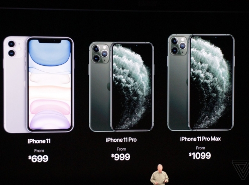 iPhone 11 có 3 mẫu, giá từ 699 USD, Apple Watch 5 giá từ 399 USD