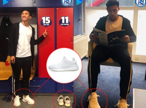 Văn Hậu mang hai đôi Sneaker siêu hiếm sang SC Heerenveen