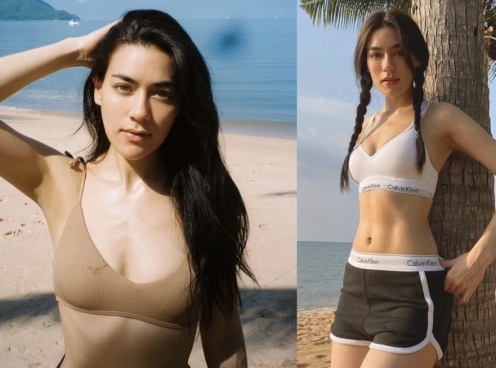 Siêu mẫu Thái Lan khoe thân hình 'quyến rũ' với bài tập toàn thân
