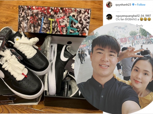  Duy Mạnh và bạn gái mua giày siêu đắt của G-Dragon