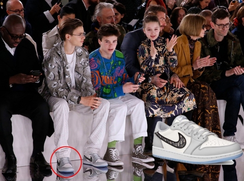 Con trai Beckham gây chú ý khi mang Sneaker siêu đắt như Mbappe