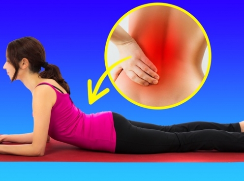 5 động tác giảm đau lưng do ngồi nhiều