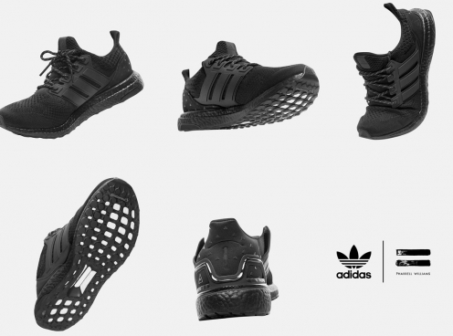 Adidas ra mắt loạt giày thể thao đen hấp dẫn cùng Pharrell