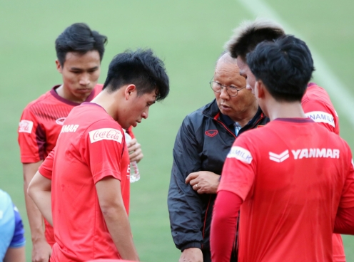 U23 Việt Nam tập buổi đầu tiên sau chuyến tập huấn Hàn Quốc
