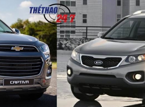 Chevrolet Captiva Revv và Kia Sorento 2018 - 2 'ông vua' của phân khúc SUV tầm trung