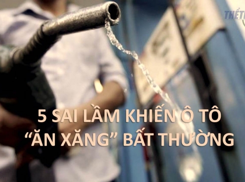 5 sai lầm khiến ô tô 'ăn xăng' bất thường