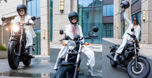 Hoa hậu H'Hen Niê 'rút túi' 200 triệu tậu môtô Honda Rebel 500