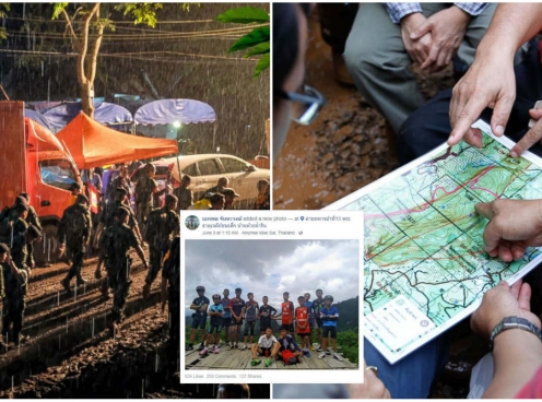 SỐC: Đội bóng Thái Lan mất tích trong khi tham quan hang động