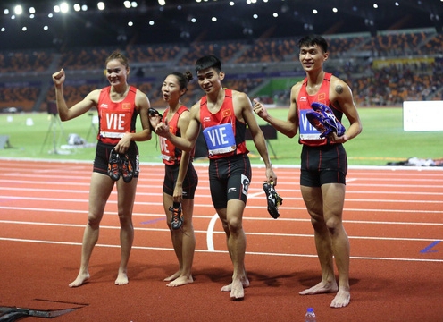 HÀI HƯỚC: Nhà vô địch SEA Games 30 'múa quạt' Vinahey