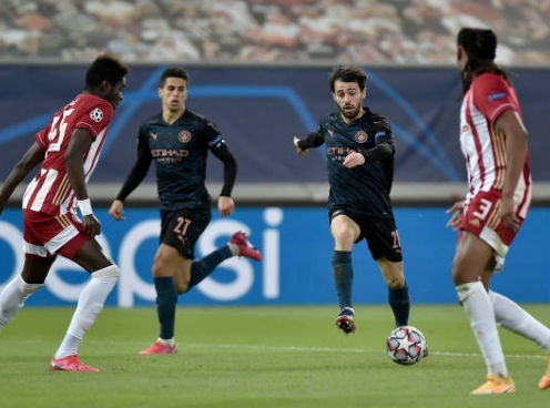 Video bàn thắng Olympiacos 0-1 Man City: Chỉ 1 là đủ