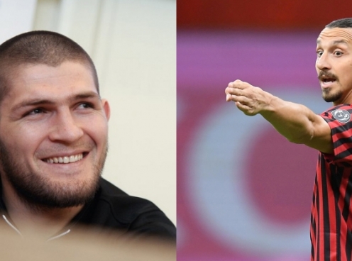 Khabib tiết lộ được Ibrahimovic mời đến AC Milan thi đấu