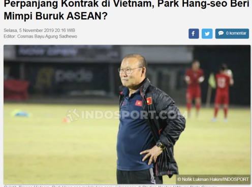 Báo Indonesia: 'HLV Park giống như cơn ác mộng với các đội bóng ở ĐNÁ'