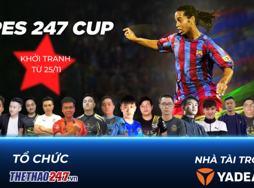 16 game thủ hàng đầu Việt Nam tranh giải PES 247 Cup 