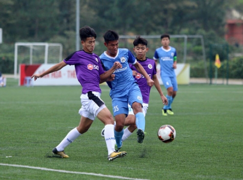 U19 Hà Nội may mắn thoát thua trước U19 Nam Định