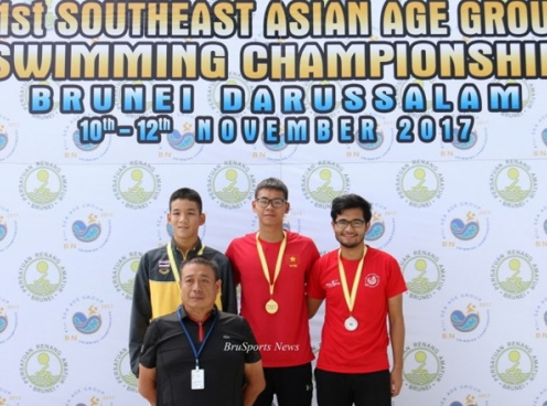 Thần đồng Kim Sơn giành 4 HCV tại giải Đông Nam Á