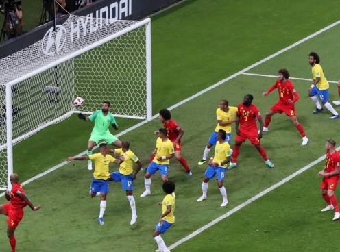 Thất bại trước ĐT Bỉ, Brazil rời World Cup 2018