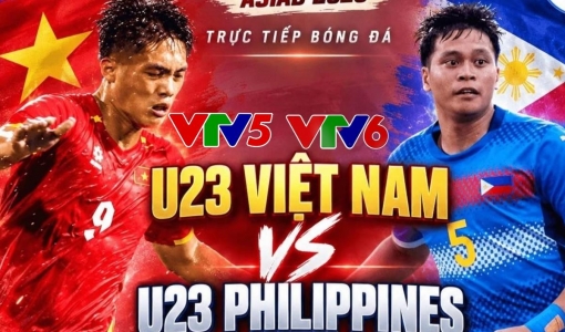 VTV5 VTV6 trực tiếp bóng đá ASIAD hôm nay 18/9: U23 Việt Nam vs U23 Philippines