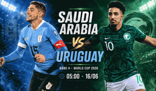 Đội hình mạnh nhất Ả Rập Saudi vs Uruguay: Đại diện Tây Á thách thức bản lĩnh Nam Mỹ