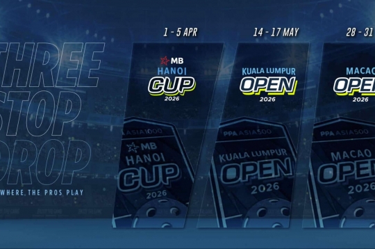 CHÍNH THỨC: Hà Nội được chọn là điểm mở màn PPA Tour Asia 2026