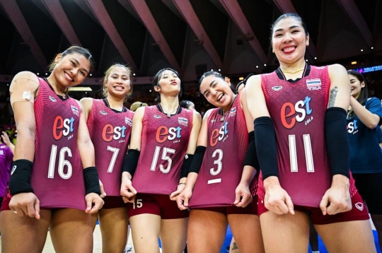Bóng chuyền nữ Thái Lan liên tiếp tạo địa chấn ở VNL 2026